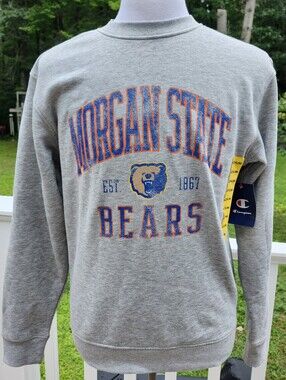 Champion Morgan State Bears Crewneck Sweatshirt -  Mens Medium - NWT
